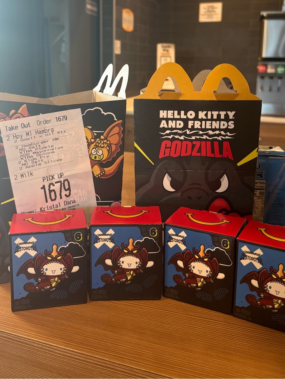 McDonald's Hello Kitty x Godzilla Toy (#6 Cinamoroll)